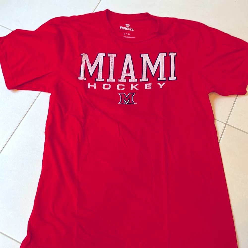 Miami OH Hockey T-shirt S